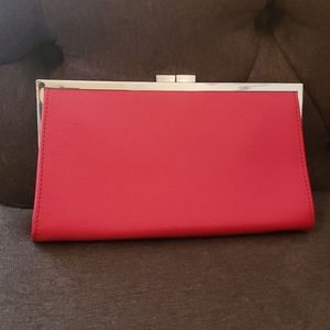 Lauren Ralph Lauren Red Clutch